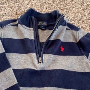 Ralph Lauren zip front sweater size 6.